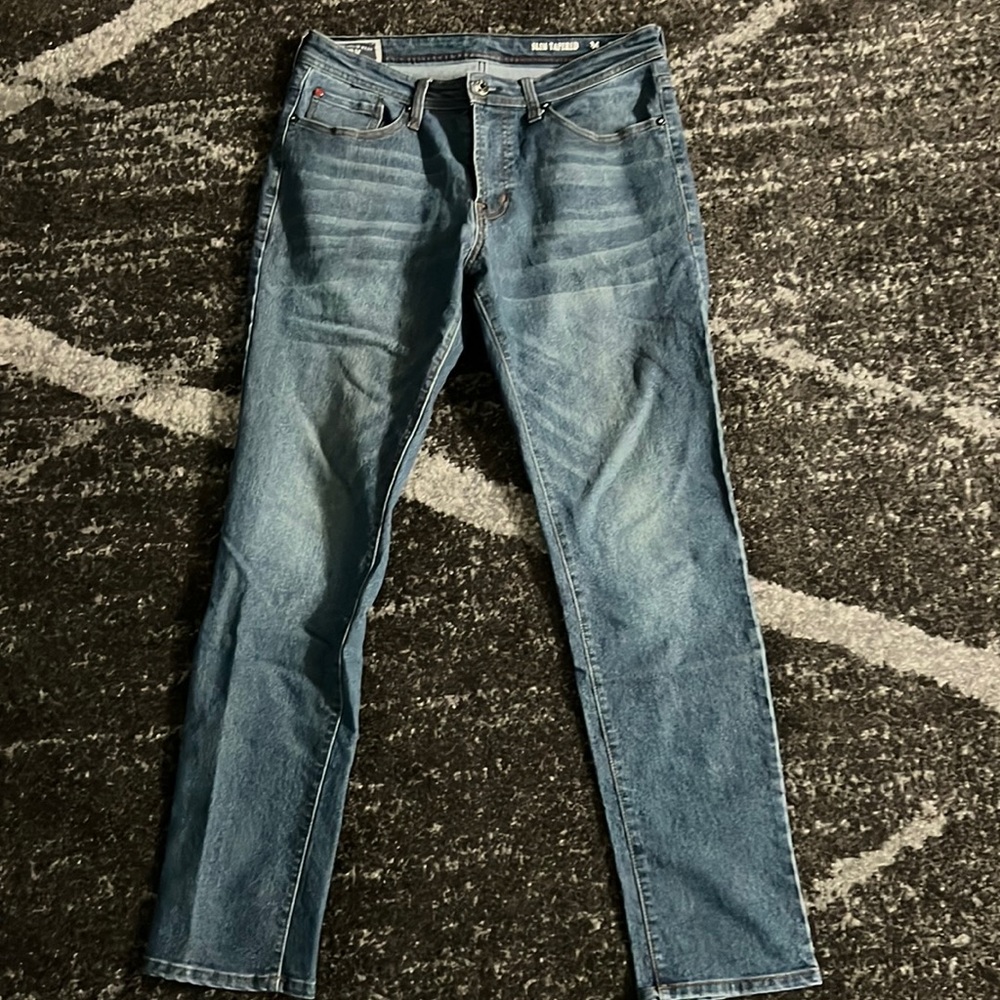 Mens MBX Slim Tapered Jeans